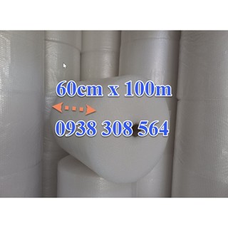 Cuộn xốp hơi bong bóng khổ 60cmx100m bọc chống sốc gói hàng
