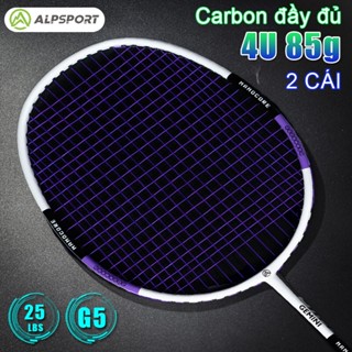  ALP Gemini 4U Căng Max 26LBS 12KG Vợt Cầu Lông Original 100% Full Carbon Yonex Kumpoo ALPSPORT Rsl New Badminton Racket 
