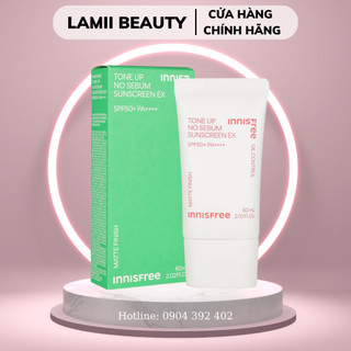 Kem chống nắng Innisfree Tone Up No Sebum Sunscreen SPF50 PA+++ bản mới  - LAMII BEAUTY