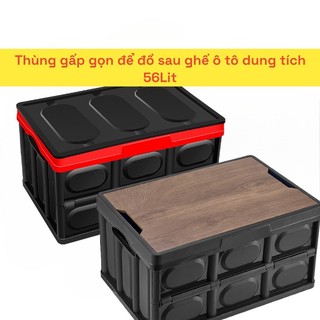 ⚡️Tiện Lợi⚡️Thùng Đựng Đồ Đa Năng - Thùng Gấp Gọn Đề Đồ Cốp Sau Xe Ô Tô - Dung Tích 30-56 Lít Có Túi Lót Chống Thấm