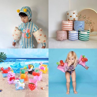 Phao bơi tay trẻ em bé trai bé gái hình trái cây động vật dễ thương