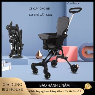 Xe đẩy đi dạo, Xe đẩy gấp gọn em bé đi du lịch siêu gọn nhẹ , Siêu chắc chắn Xoay 2 chiều đa năng