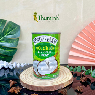 Nước Cốt Dừa WonderFarm Lon 400ml
