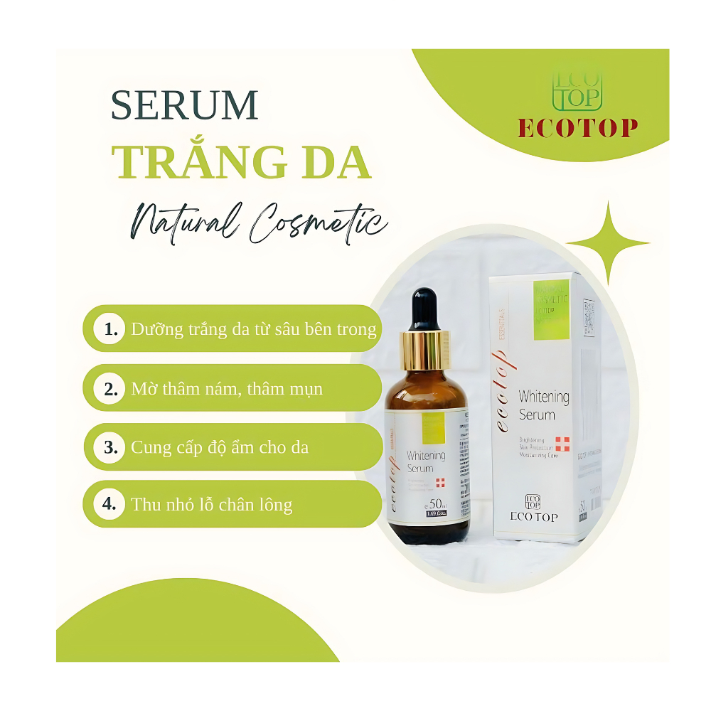 Serum ecotop trắng da 50ml