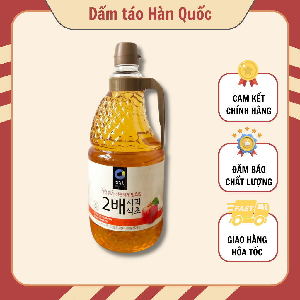 Dấm táo Hàn Quốc 1.8L