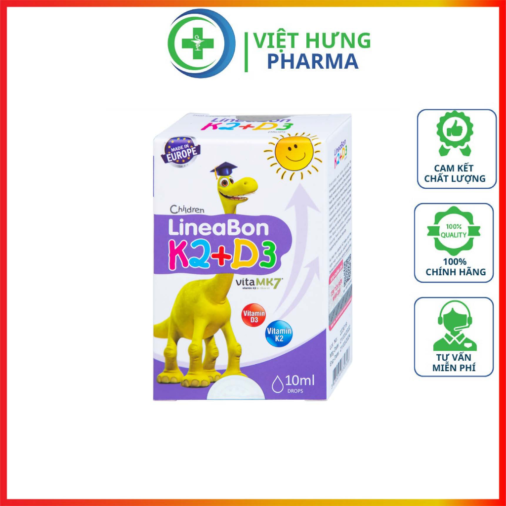 LINEABON K2 + D3 (Chai 10ml)