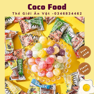 500g kẹo siêu chua hàng nội địa trung - kẹo siêu chua mix vị