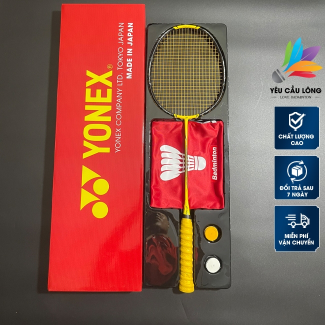 Vợt Cầu Lông Yonex Nanoflare 1000Z Full Hộp Cao Cấp - Dây Trợ Lực, Quấn Cán, Vòng Tay, Túi Đựng (Sẵn 10,5kg - Max 13kg)