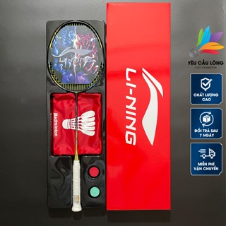  Vợt Cầu Lông Lining Axforce 100 Full Hộp - Dây Trợ Lực Quấn Cán Túi Đựng  Sẵn 11kg - Max 13kg  