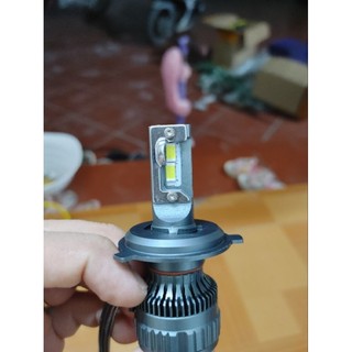 Led pha j5 h4 35w new 2024 chíp 6 tim sáng ngang x10 12v-24v