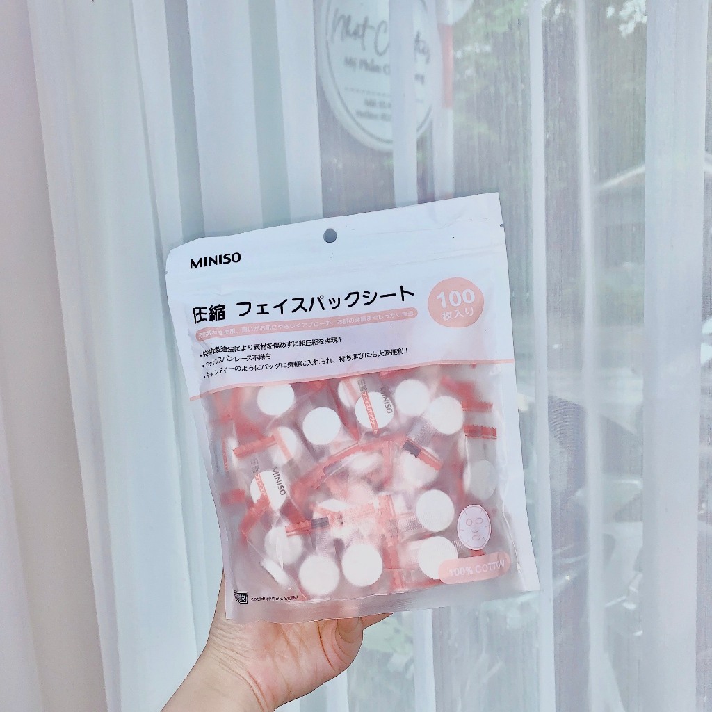 Bịch Mặt Nạ Giấy Nén Miniso Nhật Bản - LadyShop