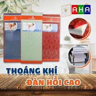  Đệm bông ép Everhome kháng khuẩn vải gấm đệm cứng gấp 3 mảnh tặng kèm ga chun+vỏ gối 