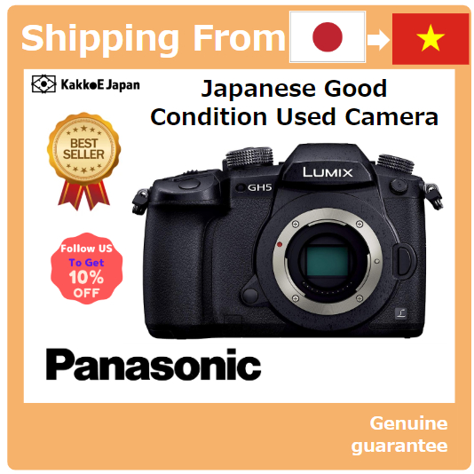 [Máy ảnh đã qua sử dụng tại Nhật Bản] Máy ảnh ống kính rời không gương lật Panasonic Lumix GH5 Thân màu đen DC-GH5-K [Japan Used Camera] Panasonic Mirrorless Interchangeable Lens Camera Lumix GH5 Body Black DC-GH5-K