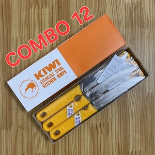 Combo 12 dao thái lan cắt gọt trái cây kiwi cán vàng