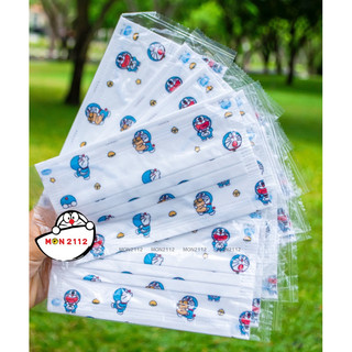 Set 10 Khẩu trang Doraemon Doremon người lớn