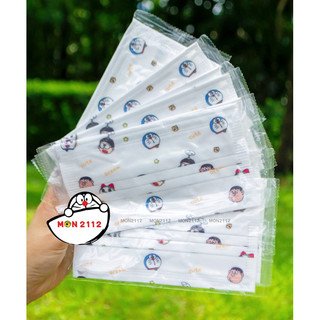 Set 10 Khẩu trang Doraemon Doremon người lớn