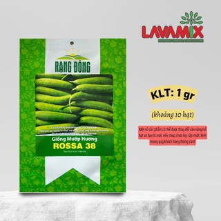 Hạt giống Mướp Hương Rossa 38 (1g~10 hạt) hiệu Rạng Đông sinh trưởng khỏe, dễ chăm sóc | Green House
