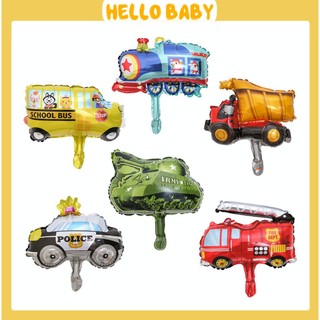 Bóng hình các loại xe trang trí sinh nhật cho bé - quà tặng - đồ chơi cho bé (Size Bé)