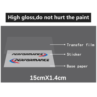 Bộ 2 tem dán gương chiếu hậu ô tô Performance 05