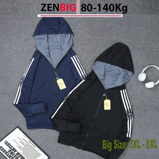 Áo đi nắng big size dành cho nam nữ big size người mập béo từ 75-140kg hàng nhà Zenbig
