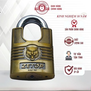 Ổ Khóa Cửa 6 Phân Chống Cắt Zetop, Khoá Cổng Nhà Chống Trộm Chìa Mũi Tên Chống Sao Chép