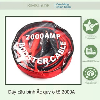 Dây câu bình Acquy ô tô cao cấp, khởi động acquy xe hơi 2000A*4 mét - KimBlade