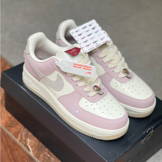 Giày Af1 hồng phấn nữ, giày Air Force 1 hồng phấn bản trung full pk