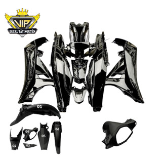 Dàn áo Sirius tặng Dè Fi Ốp Hello Nạ 3 lỗ - Nhựa bóng + Nhựa nhám 16 món. BH 24 tháng