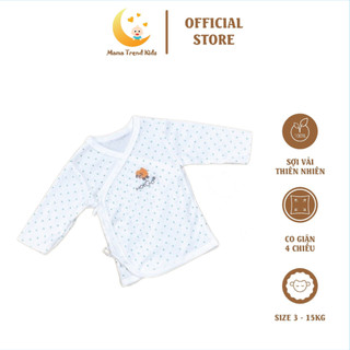 Combo 5 Áo sơ sinh cột dây chất cotton Hotga cho bé