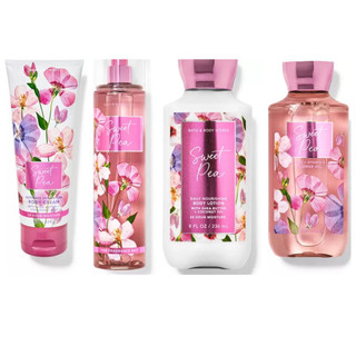 [Auth]Sản phẩm xịt thơm tắm dưỡng lưu hương toàn thân Bath and Body Works-Sweet Pea
