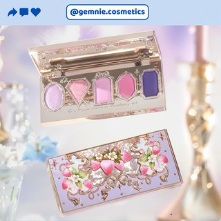 Bảng phấn mắt dâu tím flower knows strawberry rococo violet limited