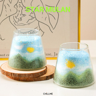 Nến cát thơm handmade Diy Chillme hương tươi mát độc đáo - Star Mulan