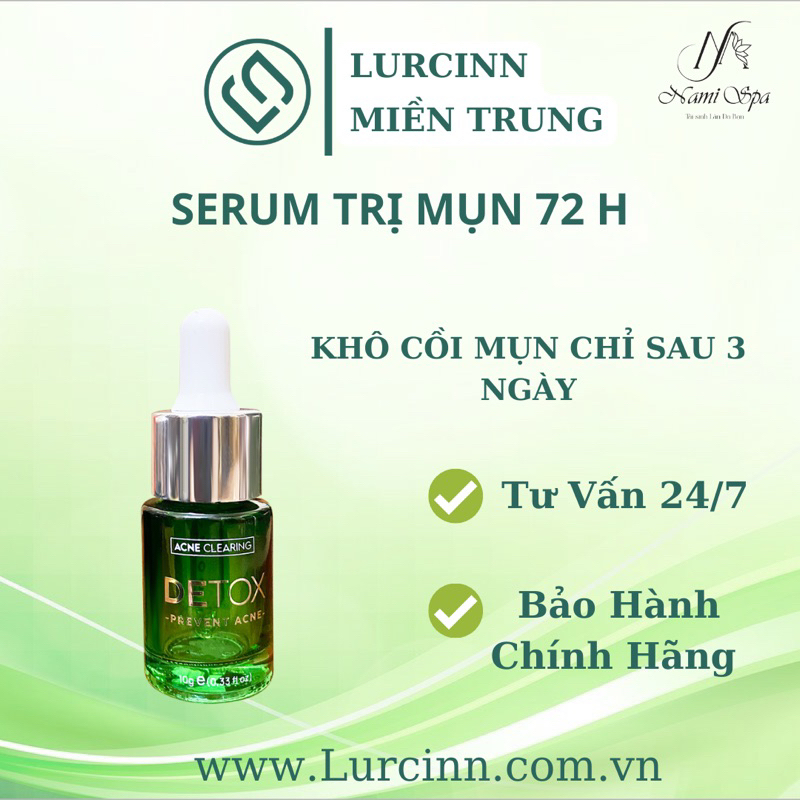 [Kim Liên Store] SERUM MỤN  LURCINN MỜ THÂM KHÔ CỒI MỤN 72h