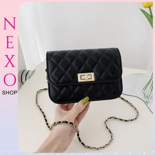 Túi xách nữ đeo chéo da cao cấp sang chảnh tiểu thư Nexo Shop nét duyên dáng thơ mộng