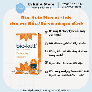 Men vi sinh bio-kult hộp 60 và 120 viên