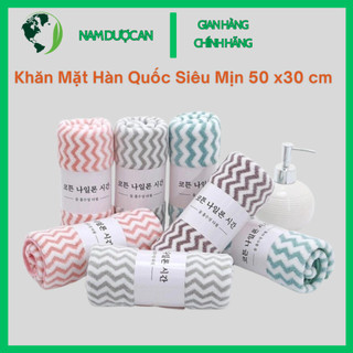 Khăn mặt lông cừu cao cấp xuất Hàn siêu mềm mại, thấm hút nước tốt