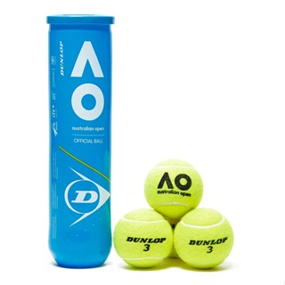 Bóng Tennis hiệu Dunlop AO (Australian Open) - hộp 4 bóng (lẻ)