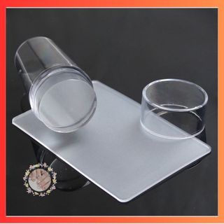 Con dấu in nail, dụng cụ sơn đầu móng, in hình có cả nắp