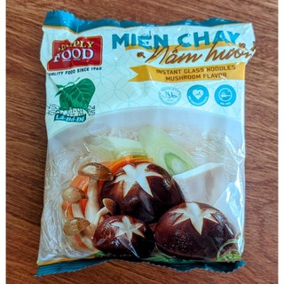 Miến chay nấm hương