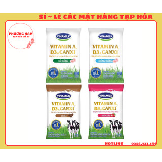 Sữa vinamilk có đường/ không đường/ dâu/ socola túi 220ml