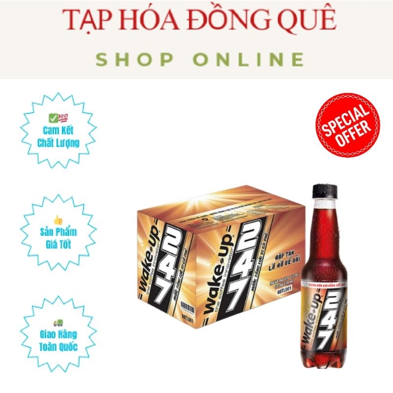 Một Thùng Wake Up 247 (24 Chai x 330ml)