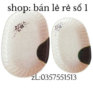 Đĩa phíp marimmell cao cấp hình bầu dục lòng sâu