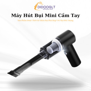 Máy hút bụi cầm tay mini không dây siêu tiện lợi, hút bụi xe ô tô, giường nệm lông chó mèo đa chức năng ( didooglt )