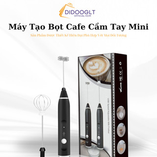 Máy Đánh Trứng, Đánh Sữa Và Tạo Bọt Cafe Cầm Tay Di Động, 3 Tốc Độ Sử Dụng Pin Sạc Cao Cấp ( didooglt )