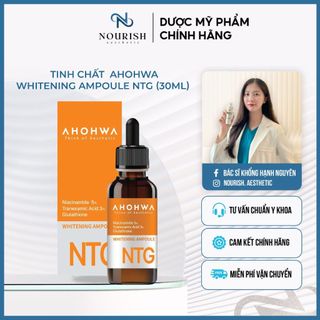 Tinh chất dưỡng trắng, mờ thâm nám Ahohwa Whitening Ampoule NTG