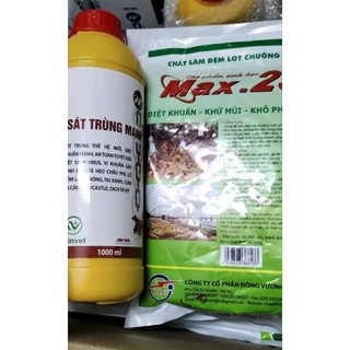 Thú y: Men rắc chuồng,khử mùi,khô phân 1kg