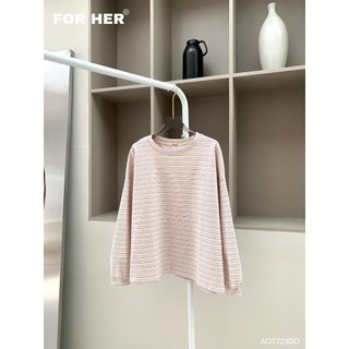 Áo thun tay dài sọc AOT723