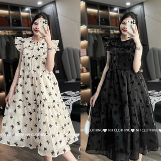 Váy xuông mềm mại tiểu thư [ Shop chỉ bán loại 1 ] bư.ớm tơ hai lớp