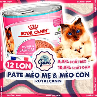 195g Pate Mother Babycat Royal Canin dành cho Mèo mẹ mang thai, Mèo con dưới 4 tháng tuổi