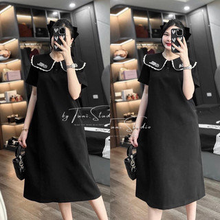 Váy xuông mềm mại tiểu thư [ Shop chỉ bán loại 1 ] tuyết mưa cổ chữ Cha.nel